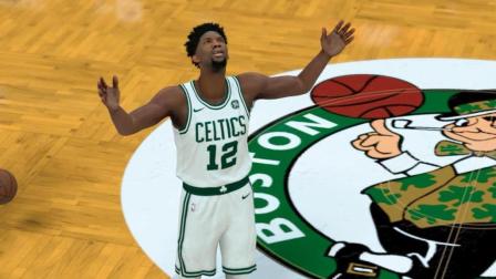 【布鲁】NBA2K18终极联盟：恩比德凯尔特人队首秀！欧文vs雷霆三巨头（18）