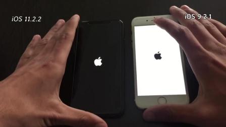 搭载iOS11的iphone X对比搭载iOS9的iPhone6s, 这最后的结果我笑了
