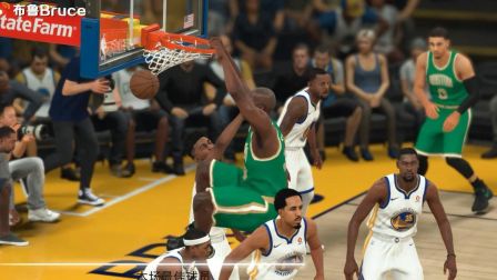 【布鲁】NBA2K18生涯模式：全美直播！奥尼尔vs勇士！欧文库里对飙大战（53）