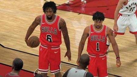 【布鲁】NBA2K18公牛王朝：罗斯重回公牛！小乔丹加盟组成“杀马特”组合（22）