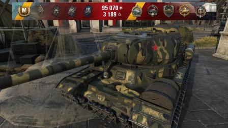 《坦克世界教学》齐格菲防线5600输出6杀的苏系7级重坦 IS