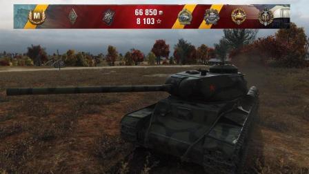 《坦克世界教学》州际公路3700输出8杀的苏系6级重坦 KV85