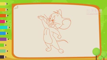美兰简笔画之画卡通 42米老鼠简笔画教程, 如何画米老鼠