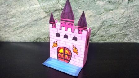 亲子游戏第三十一集 立体手绘折纸城堡步骤, 城堡画画图片大全, 城堡用纸怎么折视频教程