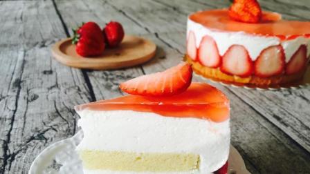 【免烤】草莓酸奶冻芝士蛋糕, 免烤甜品界的翘楚!