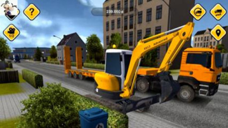 【永哥】挖掘机城市模拟建设Ep118：挖掘机压路机牵引车