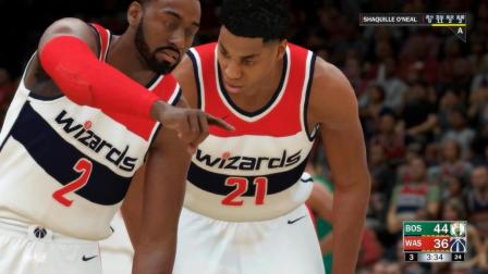 【布鲁】NBA2K18生涯模式：奇才组建三巨头！白边联手沃尔比尔！（62）