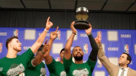 【布鲁】NBA2K18生涯模式：奥尼尔11个盖帽拿三双！凯尔特人夺得东部冠军（67）