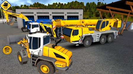 【永哥玩游戏】挖掘机城市模拟建设Ep142：挖掘机起重机自卸车