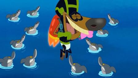 趣味海滩动画: 鲨鱼哥的兄弟童年回忆!
