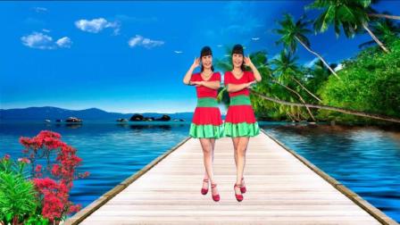 丽丽自由广场舞《最美的相遇》原创水兵舞6人