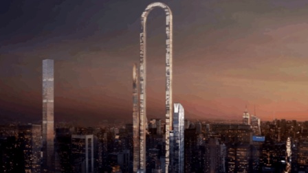 如果把这座大楼掰直 比最高的哈利法塔还要高出400多米