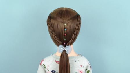 简单大方的发型 儿童梳头发型好看视频