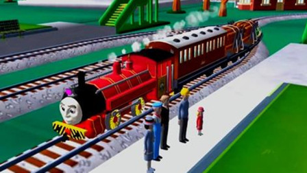 【永哥】托马斯和他的朋友们204 托马斯多多岛的新朋友 火车游戏