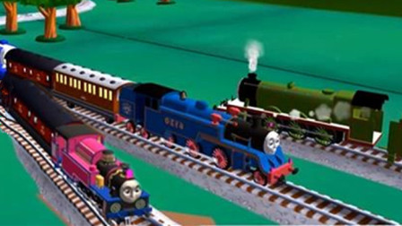 【永哥】托马斯和他的朋友们207 托马斯比德和詹姆士 火车游戏