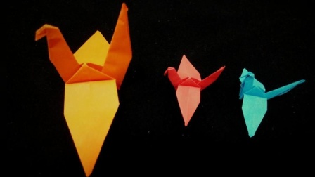 动物世界: 小时候一折折好多的纸鹤, 不知道大家还记不记得折法?