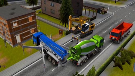 【永哥】挖掘机城市模拟建设211 挖掘机自卸车搅拌机装载机水泥运输车