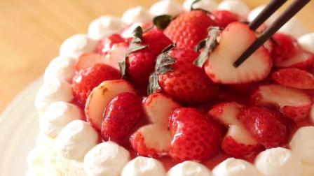 没有烤箱不用愁, 一款美味的草莓芝士蛋糕你值得一试