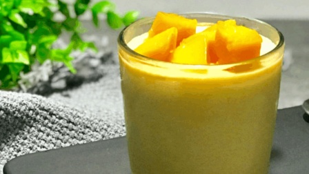 吃了十几年芒果才知道, 芒果布丁做法简单, 轻松搞定夏日冷饮
