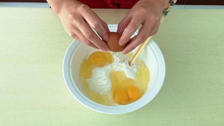 一碗面粉, 4个鸡蛋, 零添加, 不用烤箱, 做松软香甜小面包的秘方