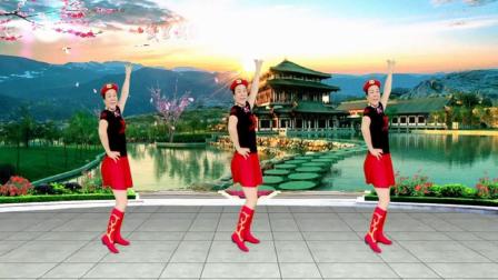 红豆广场舞 32步水兵舞《歌在飞》就是这么简单好看