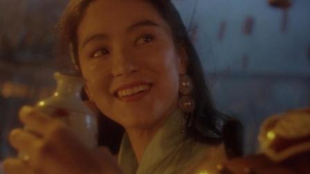 《东方不败》电影系列中, 在这首插曲中, 林青霞笑得最真