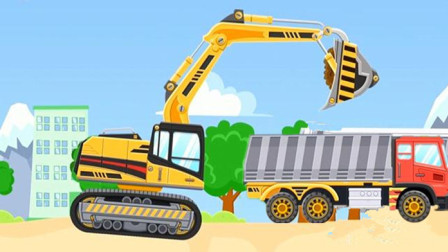 【永哥】挖掘机装载机土方车自卸车运输车 挖掘机城市建设