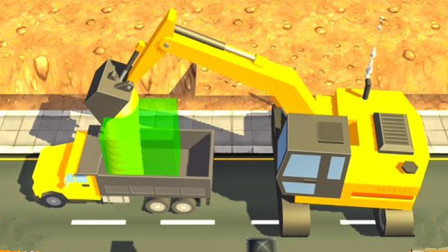 【永哥】挖掘机装载机自卸车 方块世界挖掘机模拟建设 方块人驾驶挖掘机