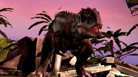 【永哥】侏罗纪世界 狂暴龙凤凰玛君龙狂暴一击 侏罗纪恐龙公园