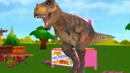 侏罗纪世界 恐龙世界 霸王龙 恐龙乐园之小恐龙大冒险动画