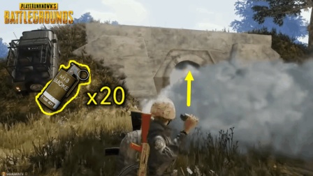 绝地求生: 最悲催的玩家, 决赛圈被20颗烟雾弹卡位, 动都不敢动