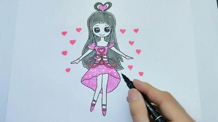 漂亮的叶罗丽王默简笔画, 小朋友都很喜欢, 简单有趣的手绘