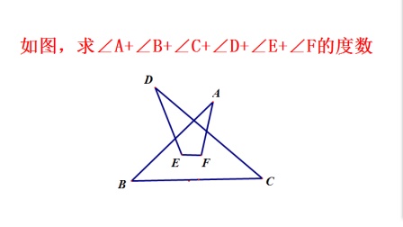 初中数学复杂图形求角度题型 巧妙结合三角形和多边形角度性质