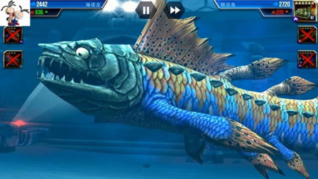 【永哥】侏罗纪世界P372 水生恐龙狡猾的灯泡鱼 侏罗纪恐龙公园