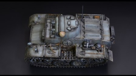 Martin Damek 制作Hobbyboss83804 一号坦克F型