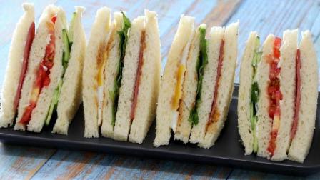 这是三明治简单的做法, 以后早餐不用出去买, 在家简单几步搞定
