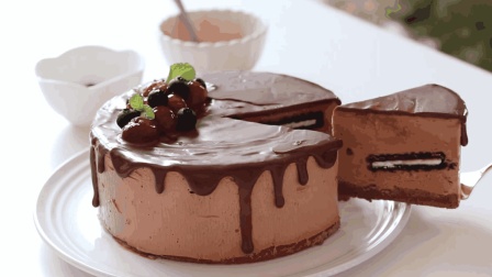 一款特浓的巧克力蛋糕做法非常的简单, 3分钟学会