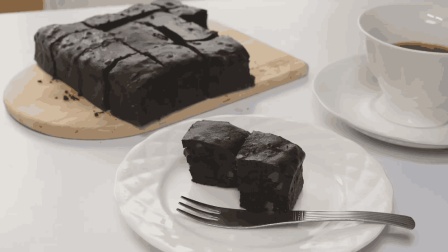 简易好吃的核仁可可布朗尼, 自制美味的布朗尼蛋糕