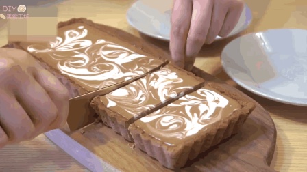 「烘焙教程」大理石纹巧克力慕斯塔, 颜值控的最爱