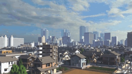 日本大神花3年时间, 在我的世界里, 建造了一整座城市!