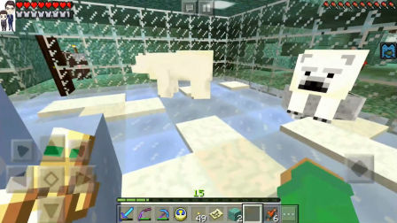 我的世界中国版手游：北极熊馆建造完毕