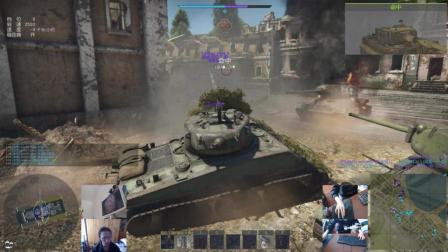 2018-9-24《战争雷霆》美国: M4A3E2巨无霸眼镜蛇王号 陆战街机娱乐 战区争夺