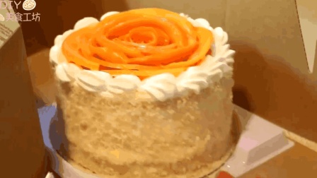 「烘焙教程」朋友生日, 为他做一个芒果椰子蛋糕吧