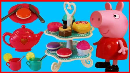 北美玩具 第一季 粉紅豬小妹一家的下午茶玩具蛋糕甜点