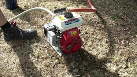 启动一个四冲程水泵来浇灌我的花园&mdash;&mdash;本田汽油水泵安装和冷启动