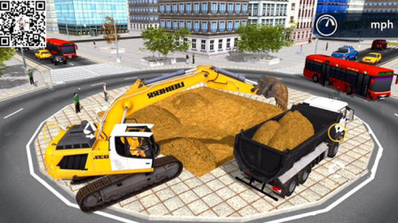 【永哥】挖掘机城市模拟建设 挖掘机搅拌车起重机装载机自卸车
