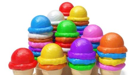 制作多层果酱冰淇淋玩具