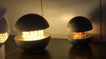 家居生活DIY, 用水泥制作灯具的方法, 创意十足!