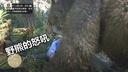 亚当熊 荒野大镖客2: EP19玩家在野外溜达遇到大棕熊究竟有多恐怖