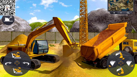 【永哥】挖掘机城市模拟建设327 挖掘机搅拌车吊车装载机自卸车
